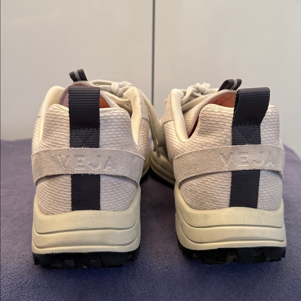 Veja Cream and Black Athletic Shoes - Picture 2 of 6